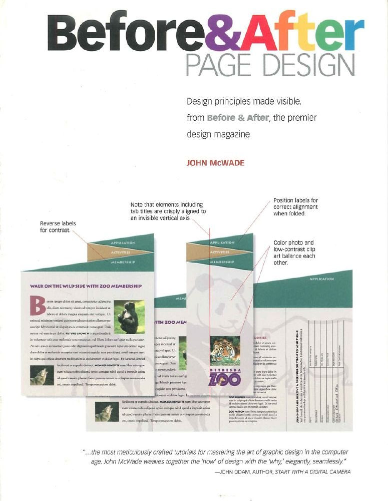 Before & After Page Design