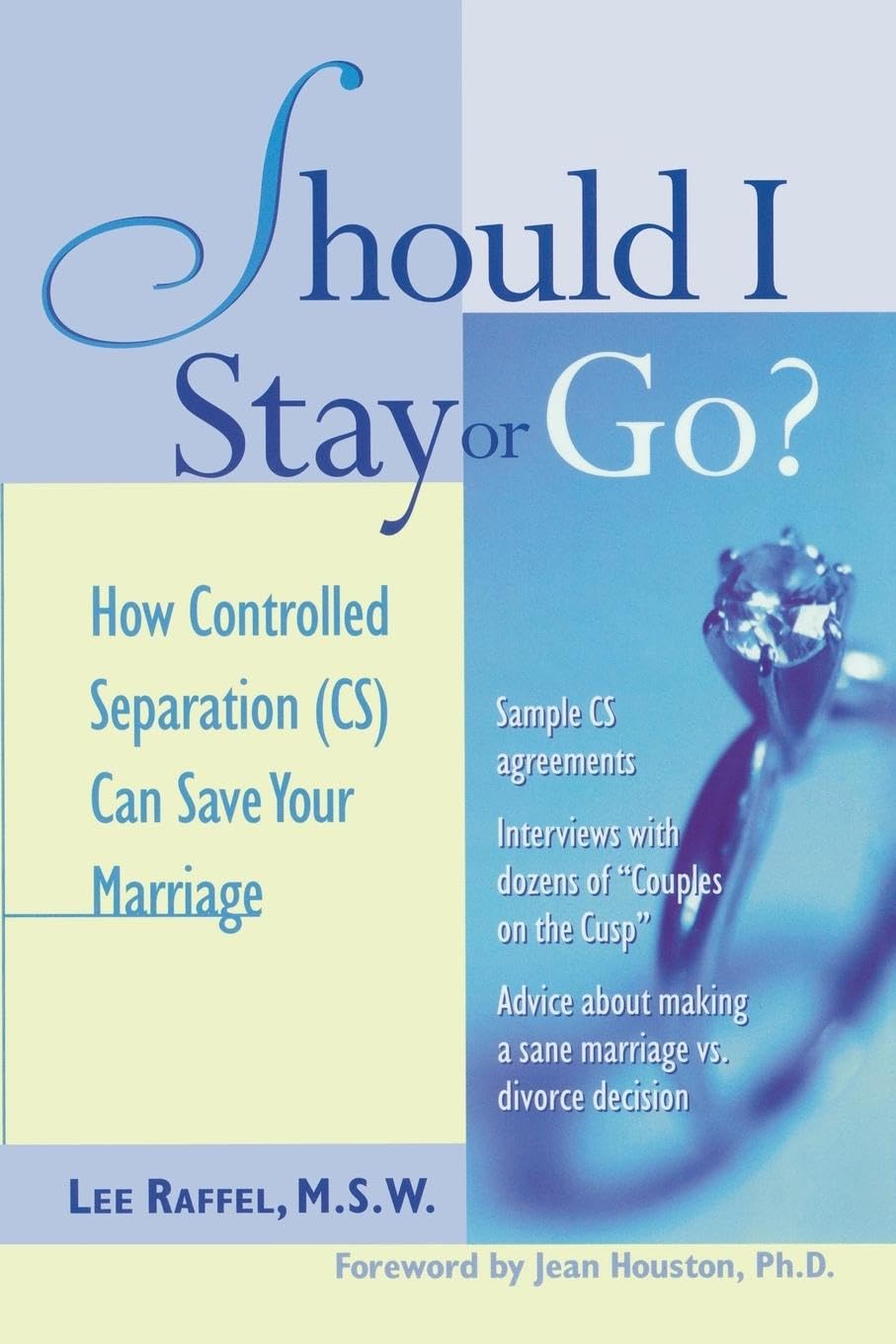 Should I Stay Or Go? : How Controlled Separation (CS) Can Save Your Marriage