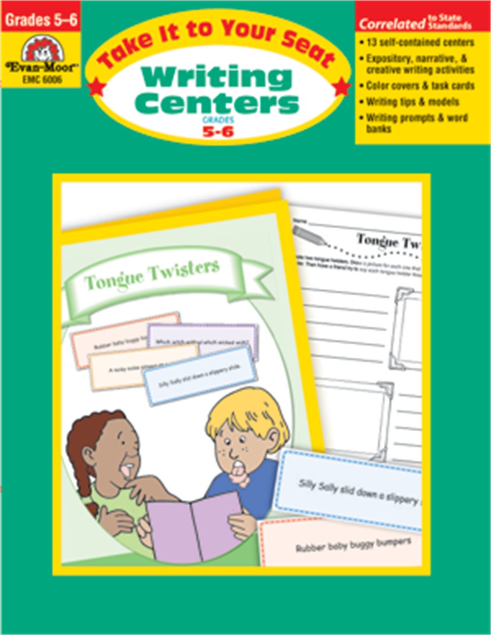 Take It to Your Seat Writing Centers, Grades 5-6