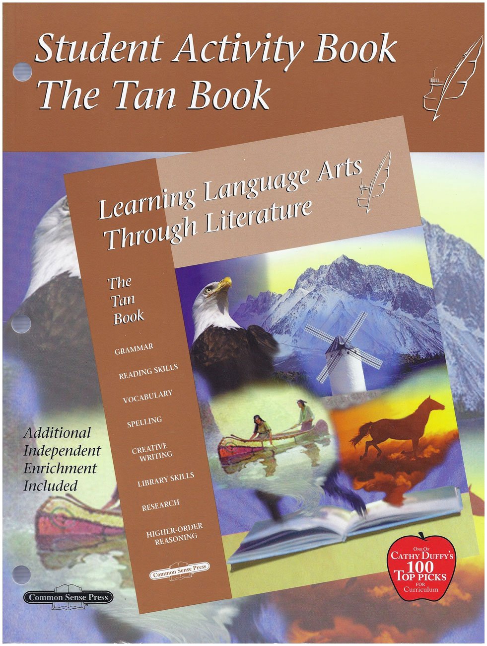Tan Student Activity Book: Learning Language Arts through Literature, Grade 6