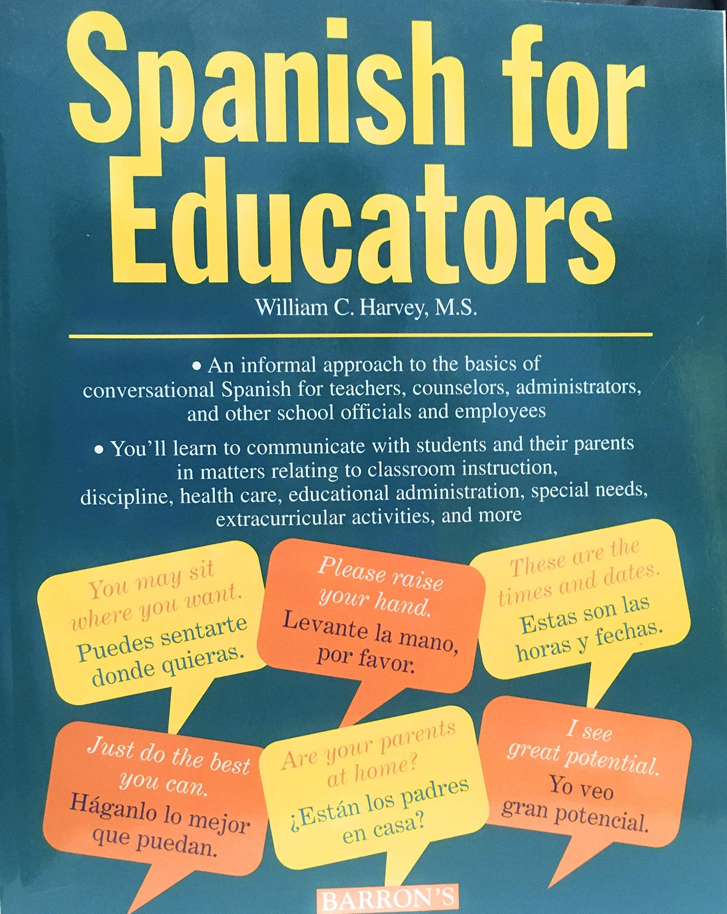 Spanish for Educators (English and Spanish Edition)