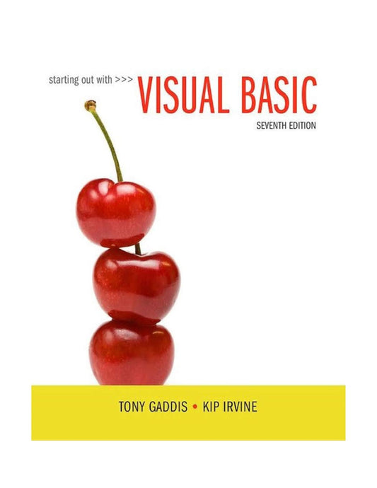 Starting Out With Visual Basic