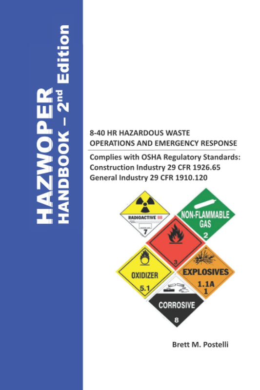 HAZWOPER HANDBOOK 8-40HR HAZARDOUS WASTE OPERATIONS AND EMERGENCY RESPONSE