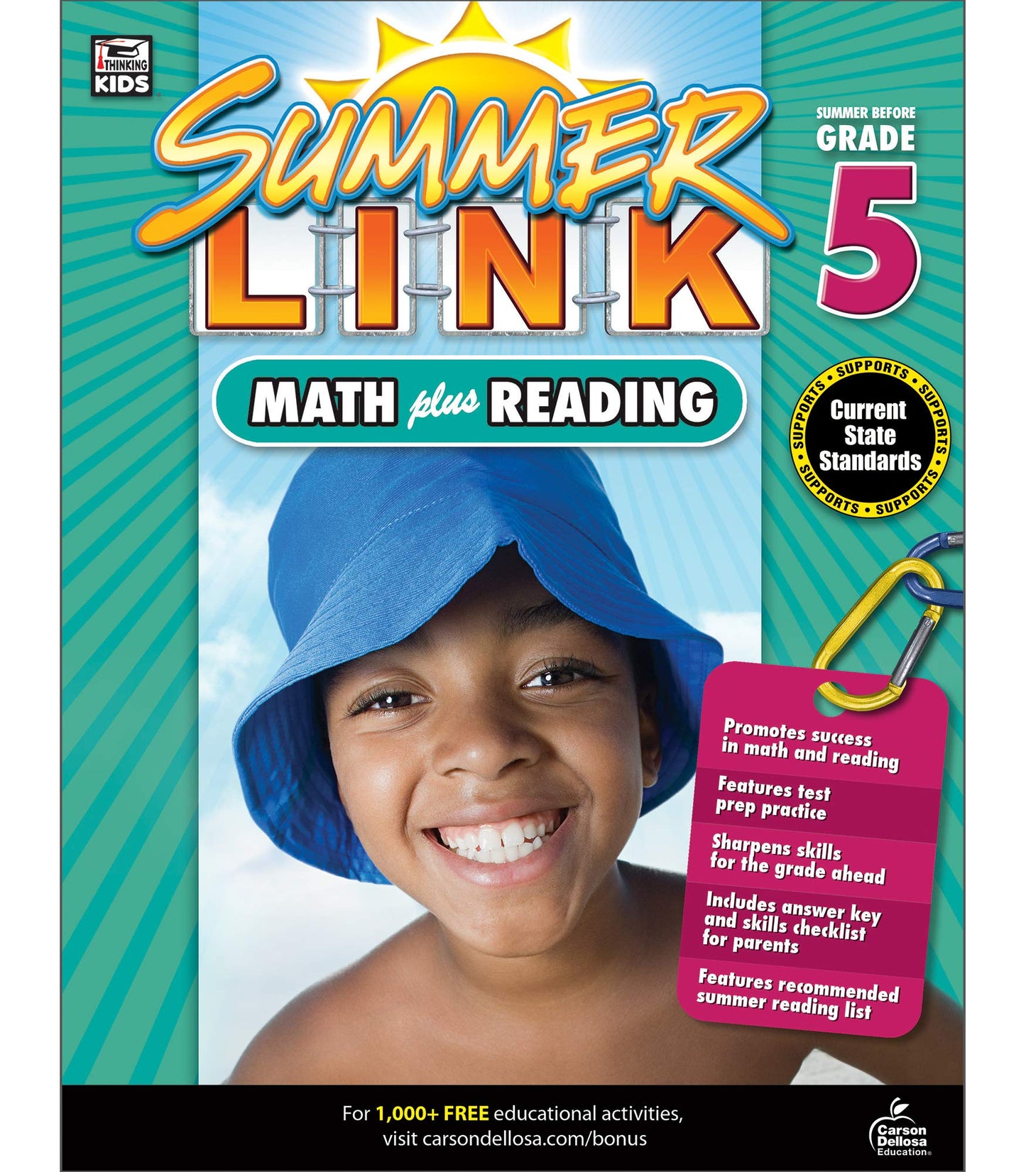 Math Plus Reading Workbook: Summer Before Grade 5 (Summer Link)