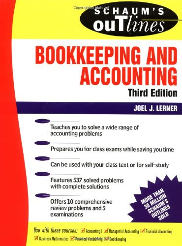 Schaum's Outline of Bookkeeping and Accounting