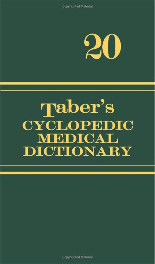 Taber's Cyclopedic Medical Dictionary: 20th Edition (Thumb Index)