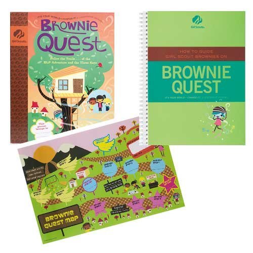 HOW TO GUIDE GIRL SCOUT BROWNIES ON BROWNIE QUEST [Spiral-bound]