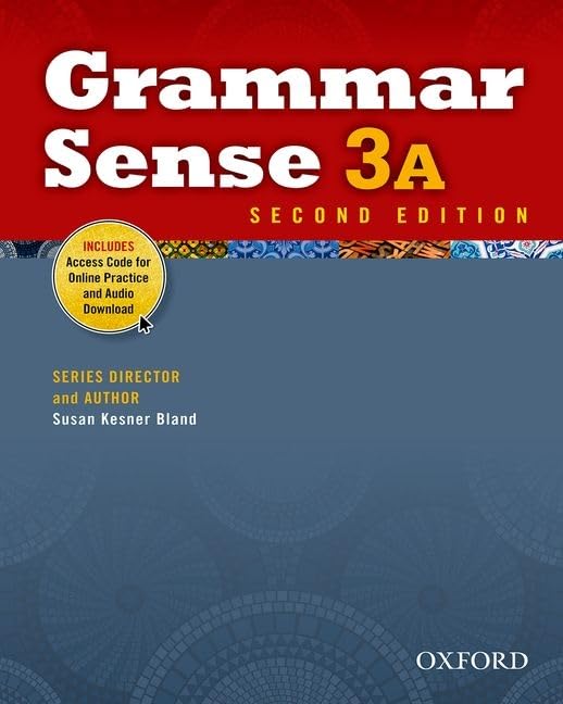 Grammar Sense 3A Student Book with Online Practice Access Code Card