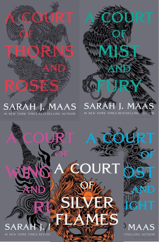 A Court of Thorns and Roses Series 5 Books Collection Hardcover Set (A Court of Thorns and Roses, A Court of Mist and Fury, A Court of Wings and Ruin, Starlight, A Court of Silver Flames)