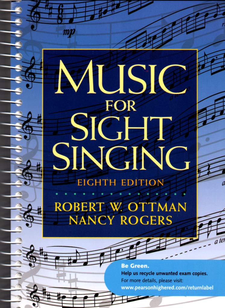 Exam Copy for Music for Sight Singing