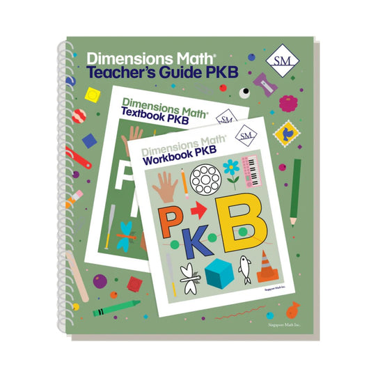 Dimensions Math Teacher's Guide Pre-KB | Singapore Math Inc. [Spiral-bound]