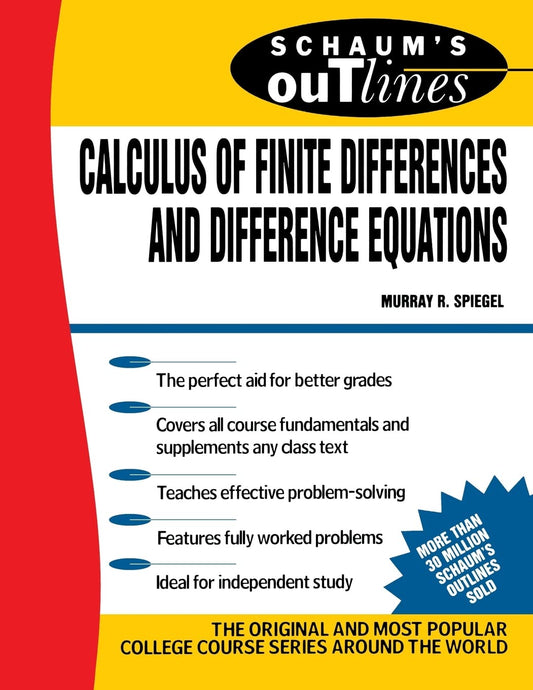 Schaum's Outline of Calculus of Finite Differences and Difference Equations