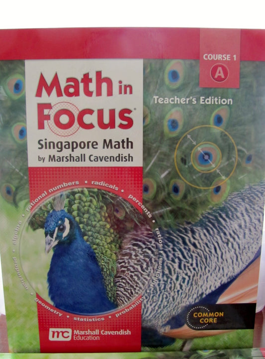 Math in Focus: Singapore Math: Teacher Edition, Volume a Grade 6 2012