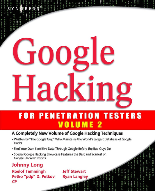 Google Hacking for Penetration Testers