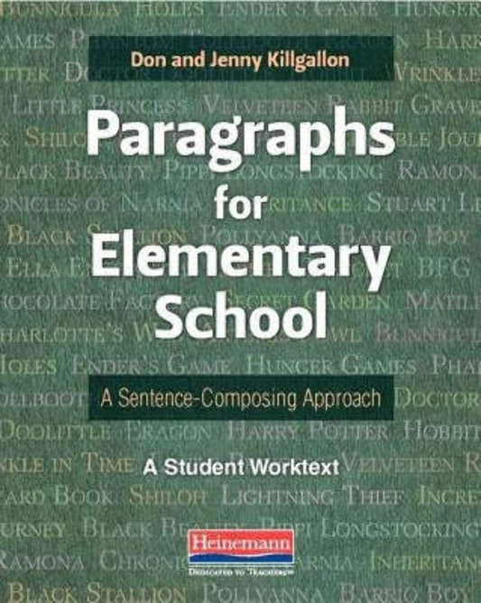 Paragraphs for Elementary School: A Sentence-Composing Approach
