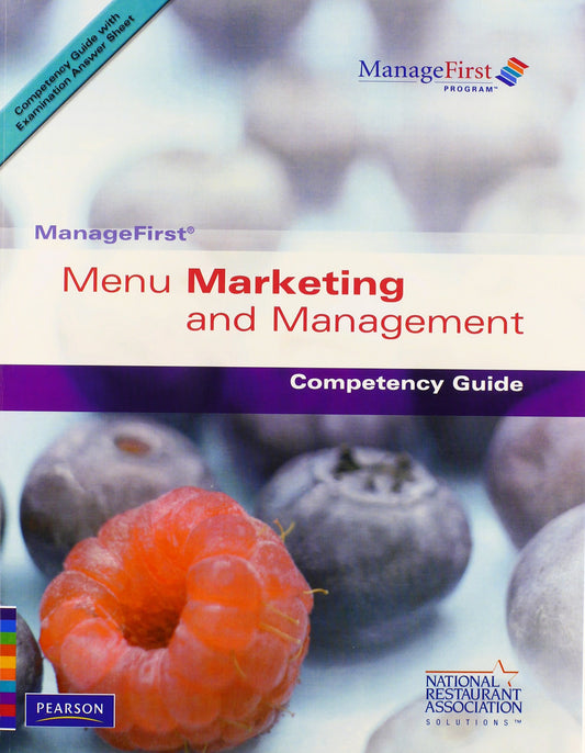 ManageFirst: Menu Marketing and Management with Pencil/Paper Exam (NRAEF ManageFirst Program)