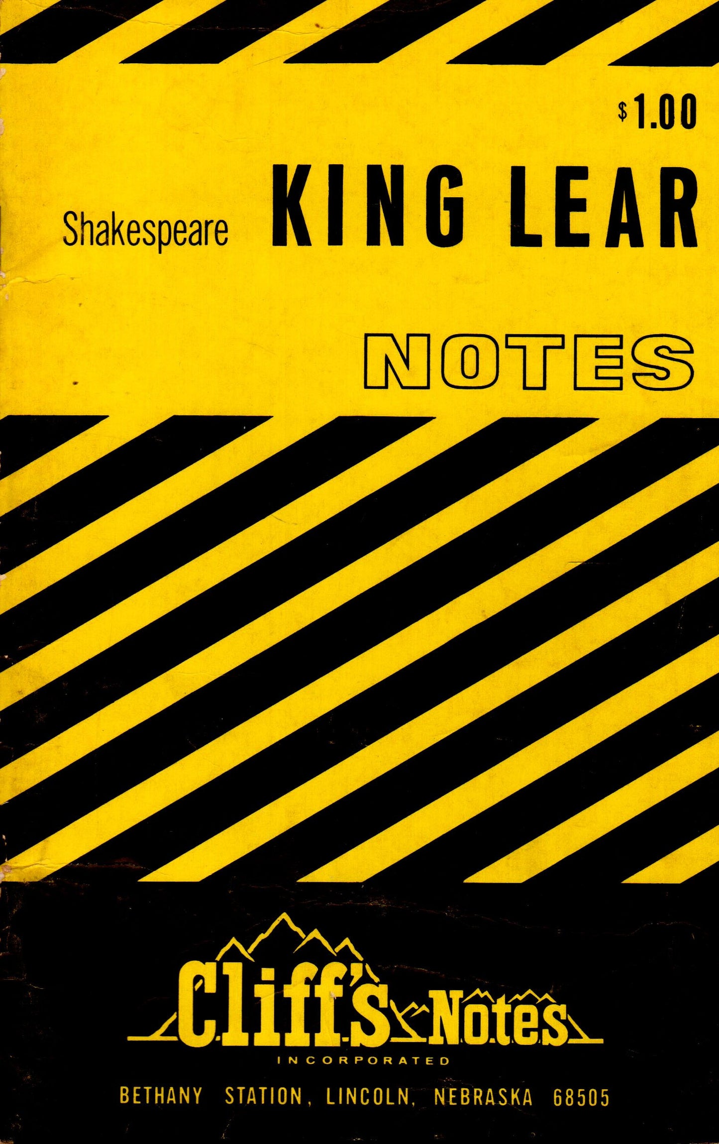 Cliffs Notes On Shakespeare's King Lear