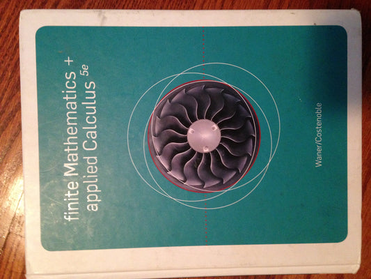 Finite Mathematics and Applied Calculus, 5th Edition