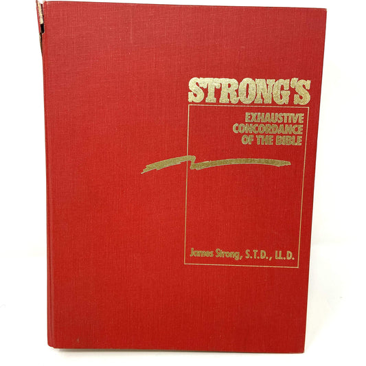 Strong's Exhaustive Concordance of the Bible/Words of Jesus Identified in Boldface Red Letter and a Key-Word Comparison (English, Ancient Greek and Hebrew Edition)