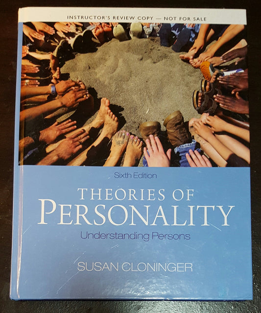 Theories of Personality Understanding Persons (Instructor's Review Copy)